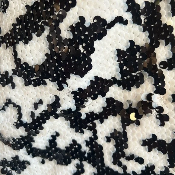 Nasty Gal Premium Sequin High-Waisted Fitted Mini Skirt, NWT - Picture 5 of 16